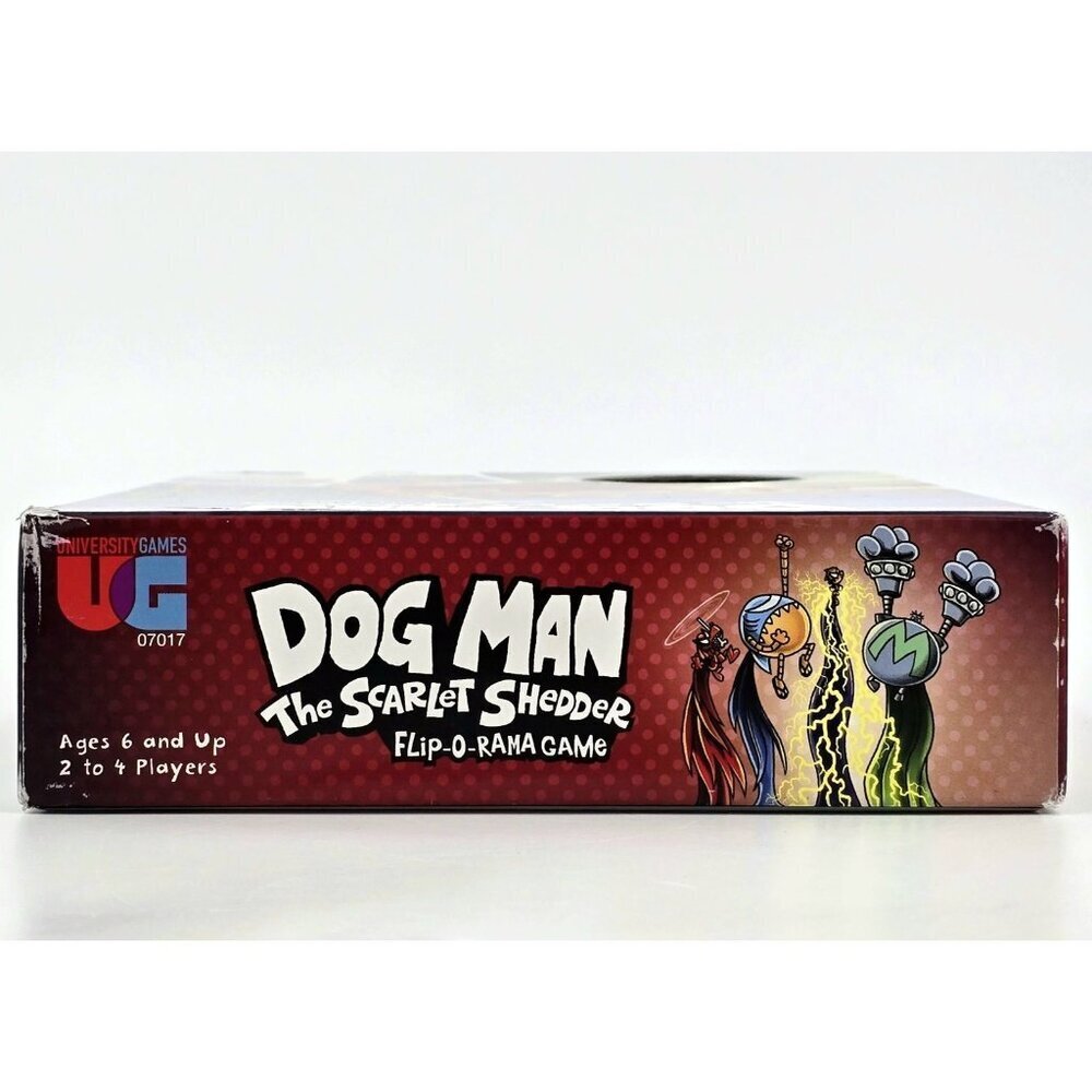 Dog Man The Scarlet Shedder Flip-O-Rama Game University Games - Picture 5 of 8